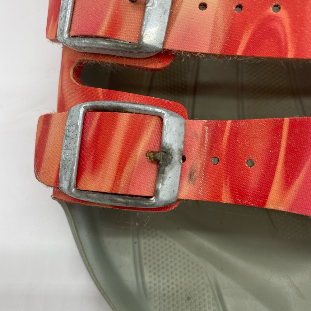 Birki’s Orange Tie Dye Sandals - Picture 6 of 9